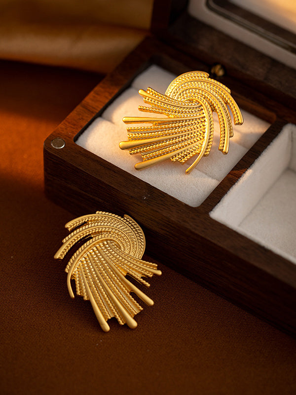 xakxx Irregularity Geometric Earrings Accessories