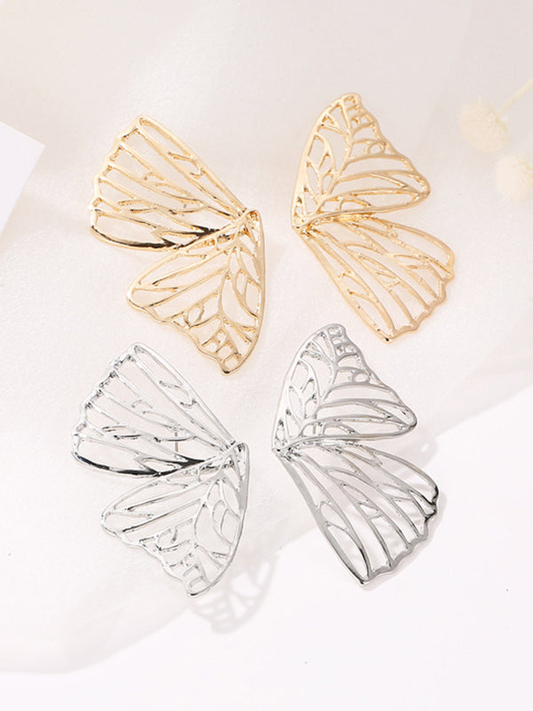 xakxx Butterfly Shape Hollow Earrings Accessories
