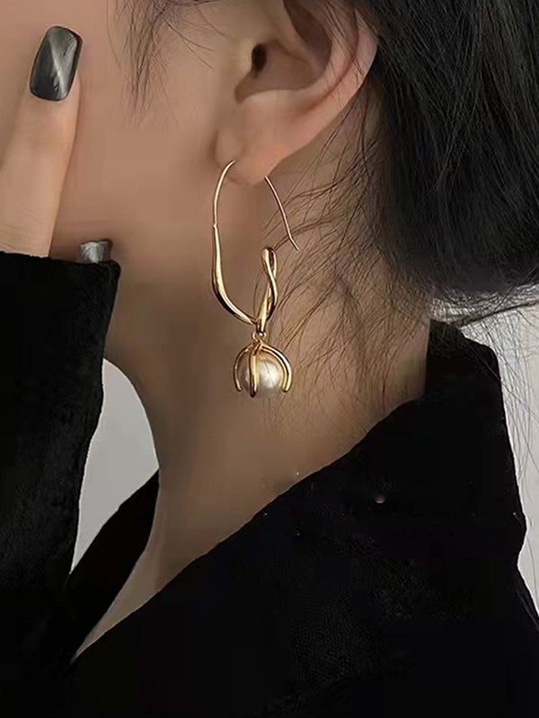 xakxx Original Vintage Irregular Beads Earrings