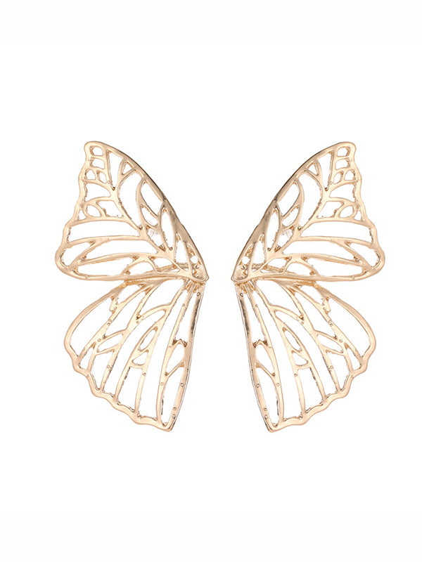 xakxx Butterfly Shape Hollow Earrings Accessories