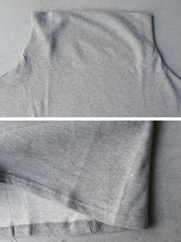 xakxx Urban Black&Gray High-Neck Long Sleeve Oversize T-Shirt