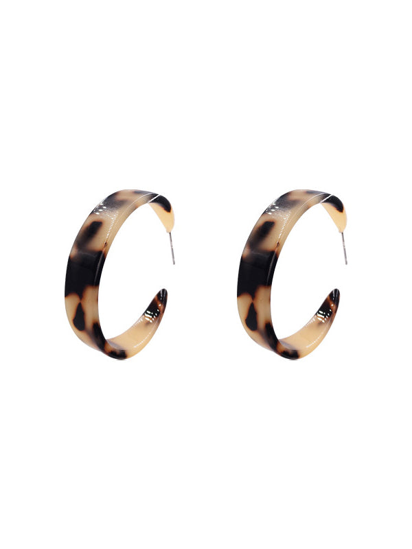 xakxx Original Leopard Geometric Earrings