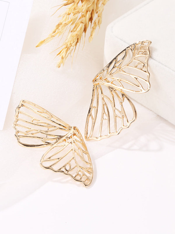 xakxx Butterfly Shape Hollow Earrings Accessories