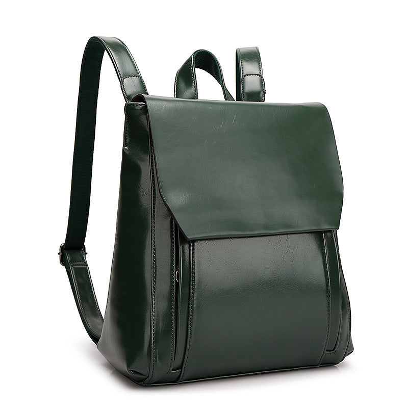 2025 Backpack Casual fashion women's summer new New student travel backpack women's PU book bag Guangzhou luggage