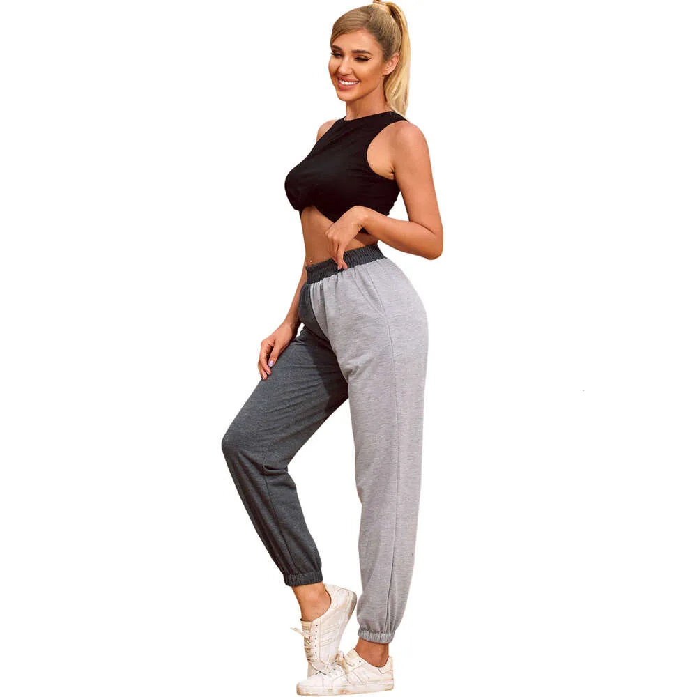 women's INS Colored Knitted Elastic Casual Sports Leggings