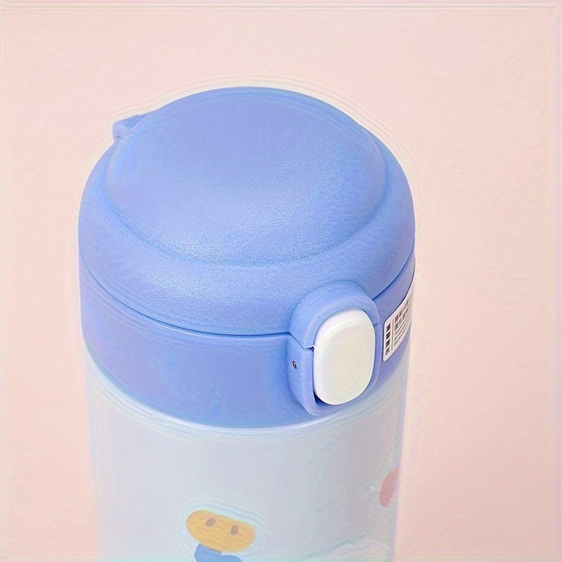 1pc, Cartoon Vacuum Flask, 304 Stainless Steel Insulated Water Bottles, Cute Kawaii Travel Thermal Cups, For Hot And Cold Beverages, Summer Winter Drinkware, Gifts