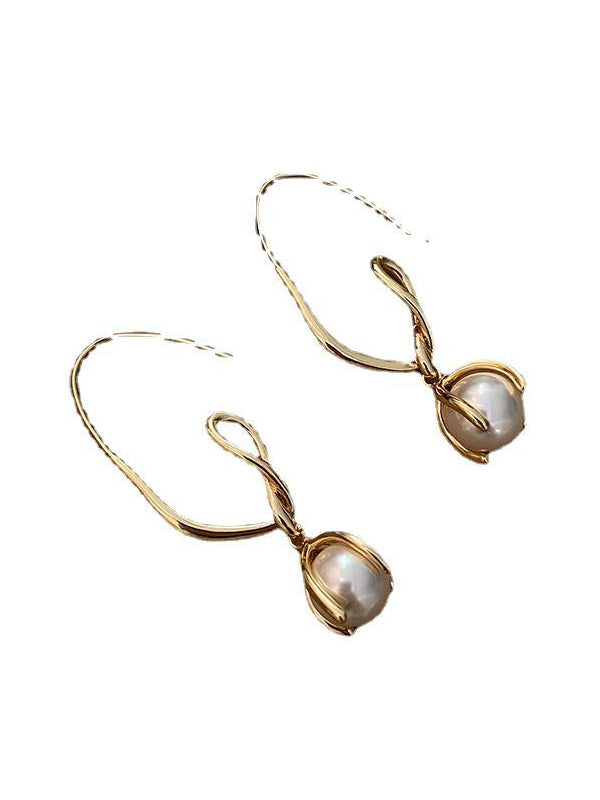 xakxx Original Vintage Irregular Beads Earrings