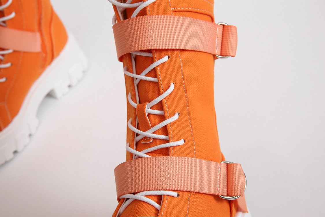 Purpdrank - Women's Shoes New Spring Style Platform Comfortable Boots Zipper Casual Mid-Calf Round Toe Flat with Boots Femmes Bottes