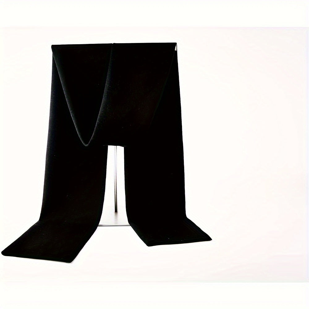 Men's 100% Cotton Knit Scarf - Casual Style Soft Warm Scarves for Winter