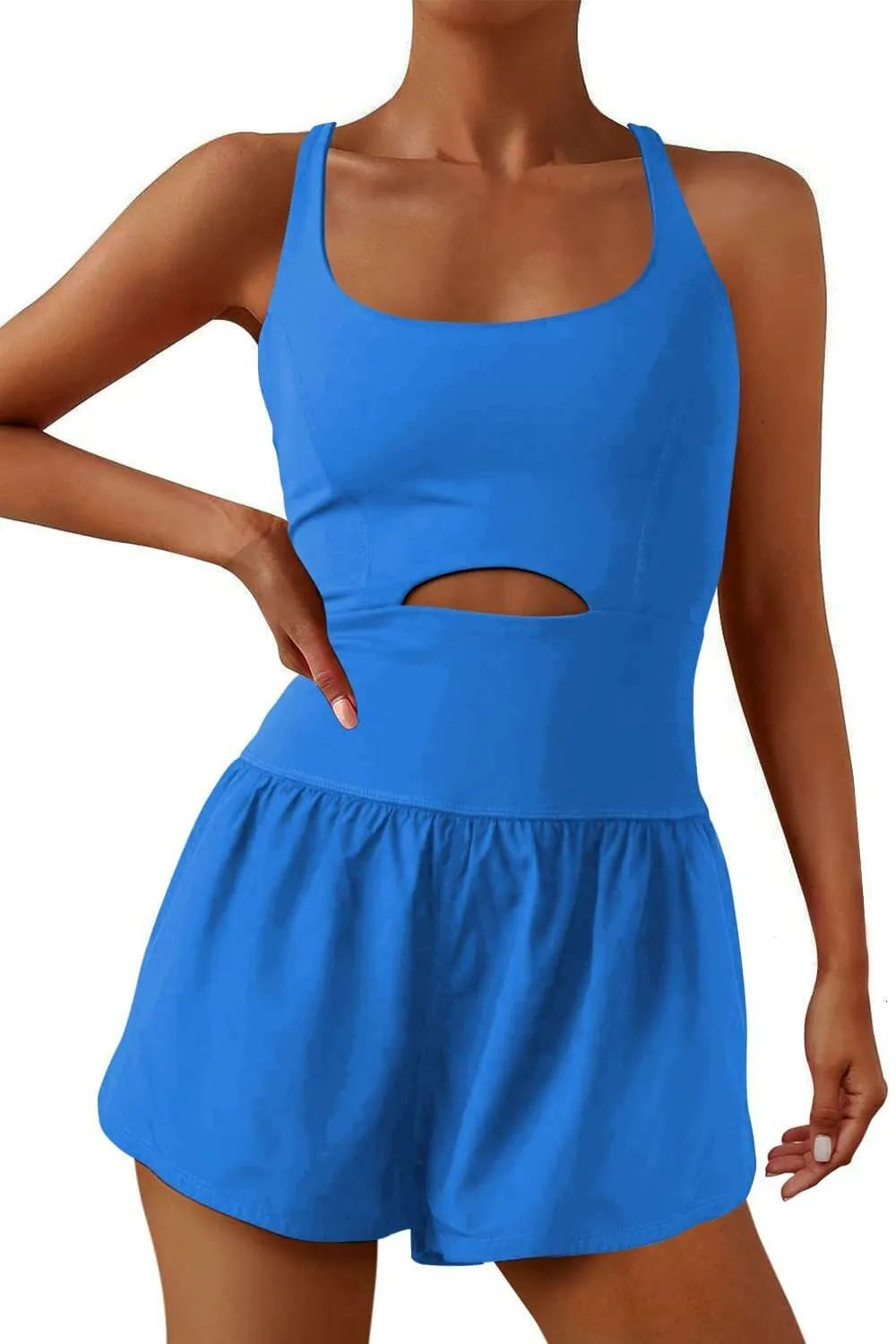 Women Jumpsuit Sexy One Piece Sports Short Pants Clothing Halter Tank Top Summer New Fashion Ladies Yogo Running Romper Slim Bodysuit 30% cotton 9 Colors 5 Size