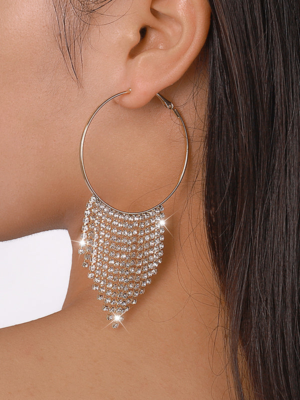 xakxx Geometric Tasseled Earrings Accessories