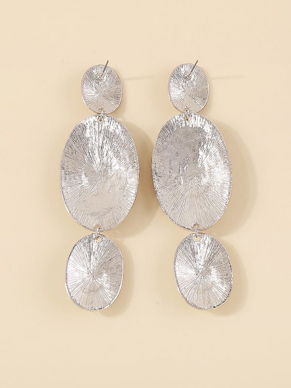 xakxx Geometric Solid Color Drop Earrings