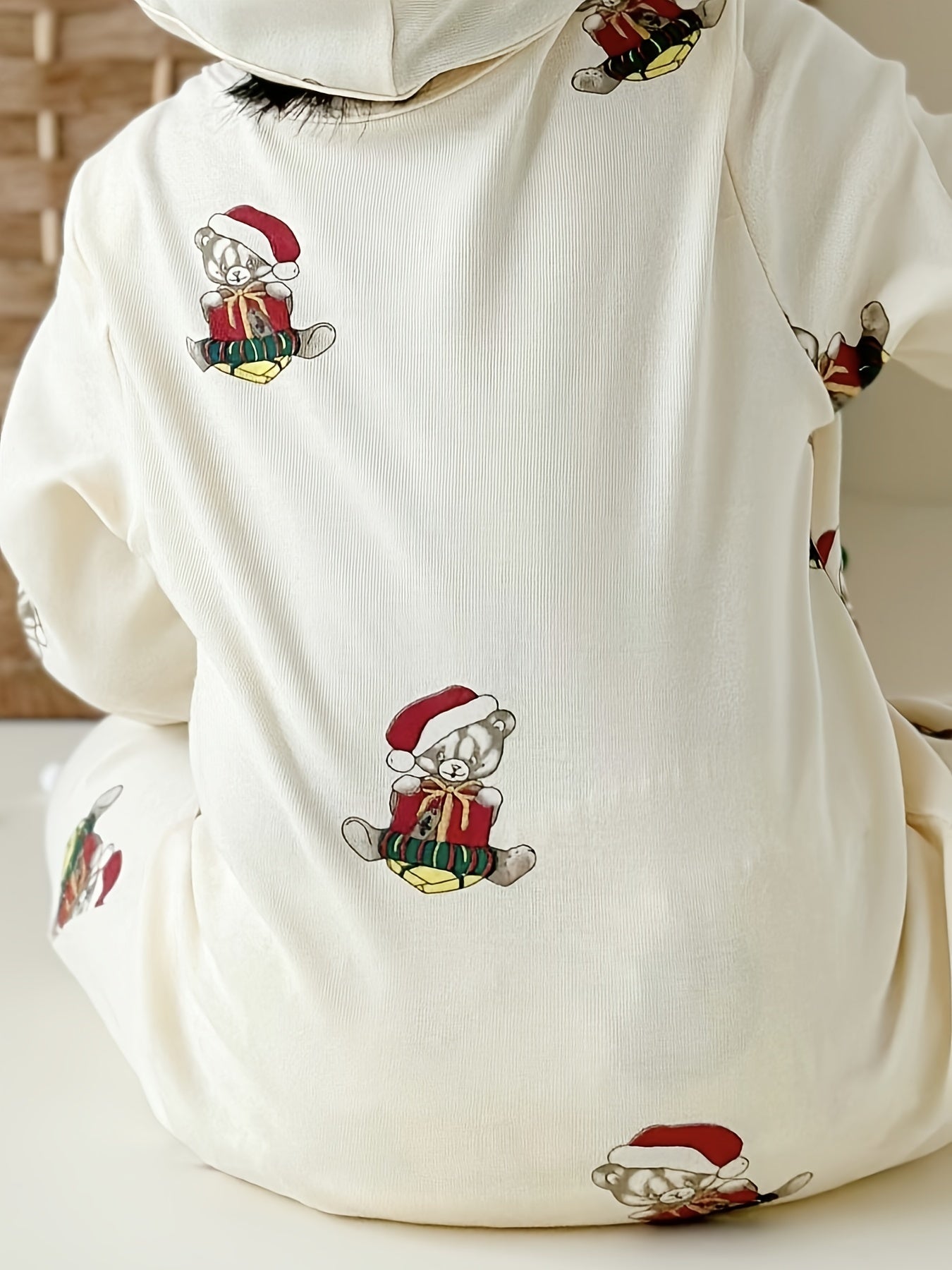 Baby Boy Autumn And Winter Christmas Cute Carton Print Long-sleeved Jumpsuit, Baby Newborn Clothes