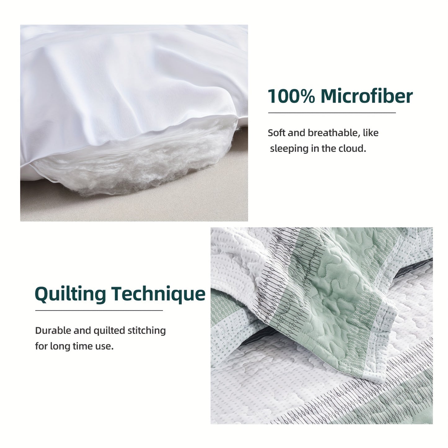 3pcs Luxurious Minimalist Bedding Set - Soft, Breathable, and Comfortable Print Bedspread with 2 Matching Pillowcases - Perfect for Bedroom and Dorm Room Decor