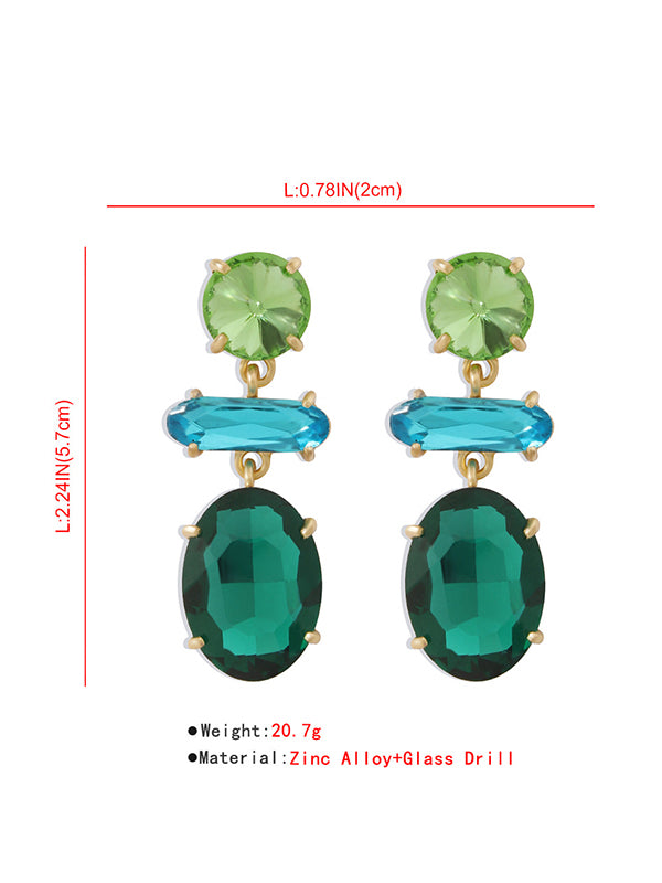 xakxx Original Statement Contrast Color Earrings