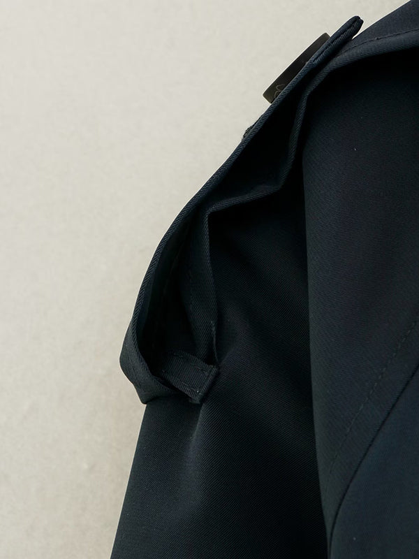 xakxx Long Sleeves Loose Split-Joint Lapel Jackets