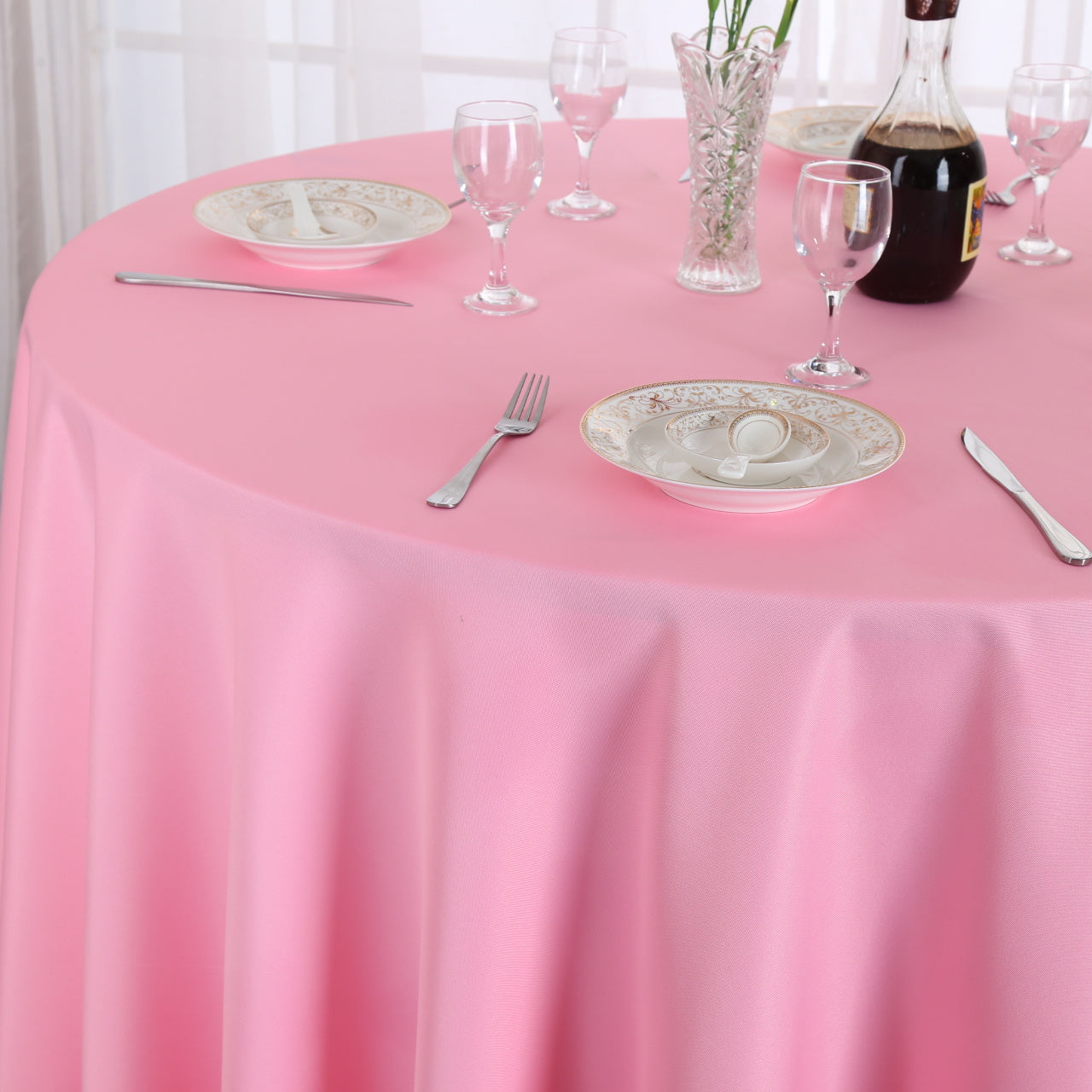 1pc Waterproof Polyester Tablecloth - Solid Color, Rectangle Design - Durable, Stain-Resistant, Perfect for Picnics, Holidays, Weddings - Home, Room & Wedding Decor - Easy Care, Attractive Style - Versatile Usage, Ideal Gift