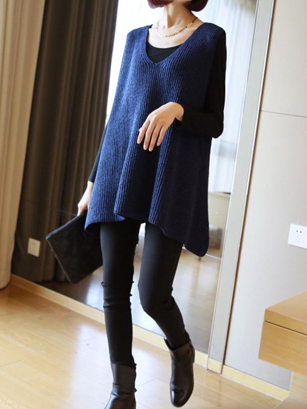 xakxx Casual V-Neck Knitting Vest