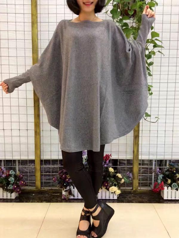 xakxx Loose Big Batwing Sweater