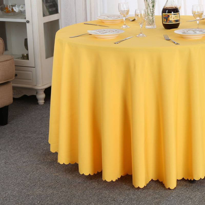 1pc Waterproof Polyester Tablecloth - Solid Color, Rectangle Design - Durable, Stain-Resistant, Perfect for Picnics, Holidays, Weddings - Home, Room & Wedding Decor - Easy Care, Attractive Style - Versatile Usage, Ideal Gift