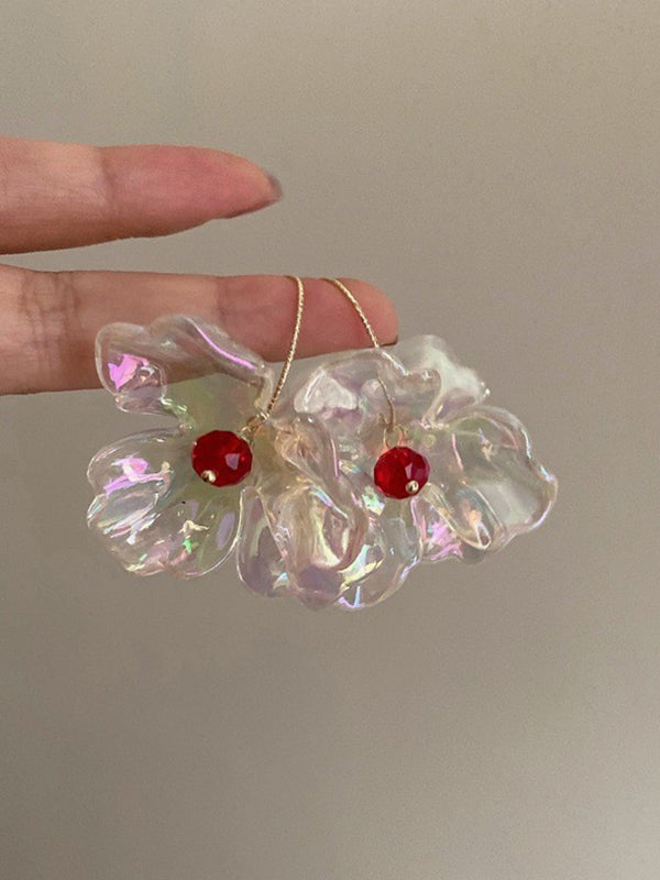 xakxx Flower Shape Eardrop Earrings Accessories