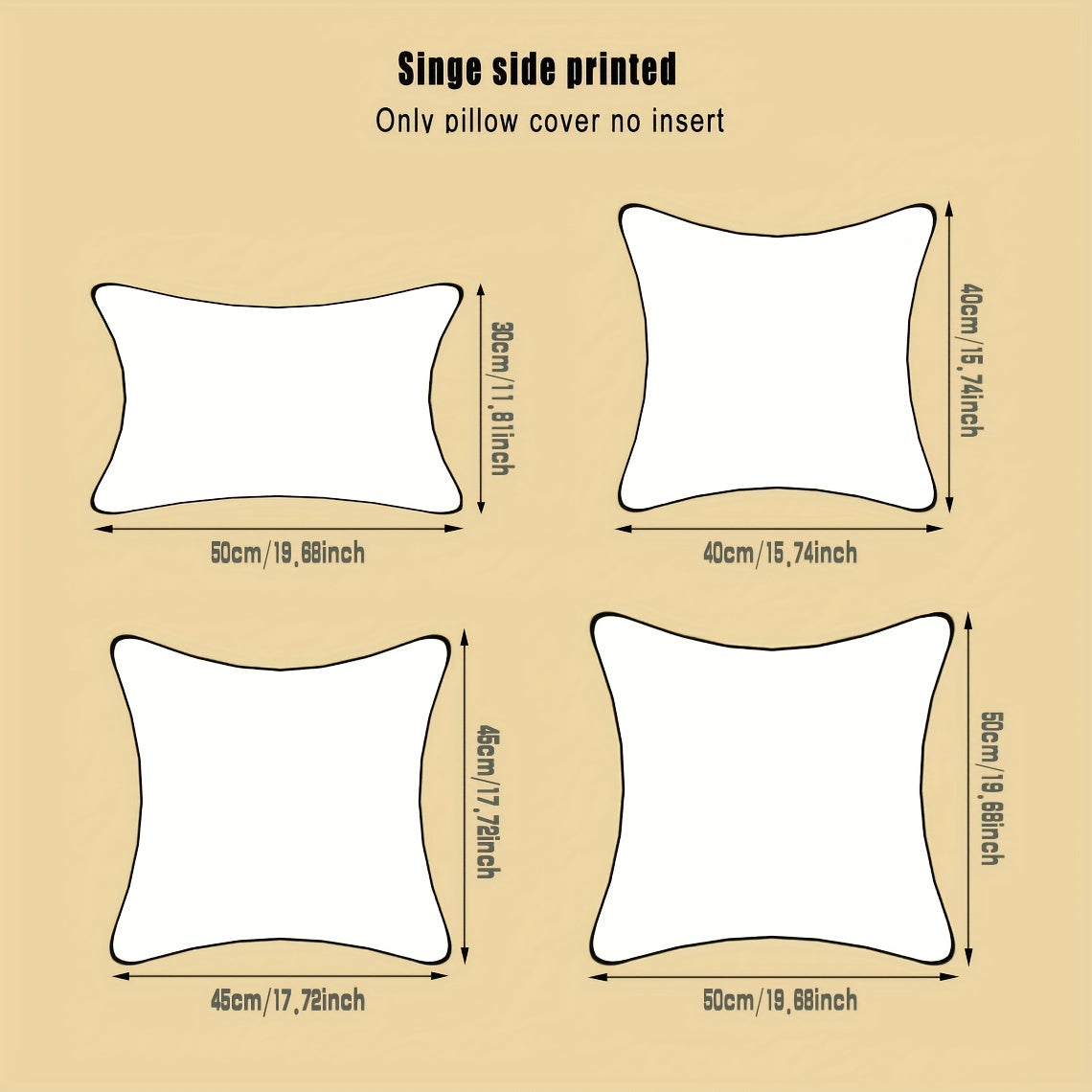 Set of 4 Festive Christmas Throw Pillow Covers - Reversible, Machine Washable, Woven Polyester, Zipper Closure, Contemporary Style - Perfect for Home Decor, Holiday Season, 17.7" and 15.7" Square, Snowman Reindeer Designs