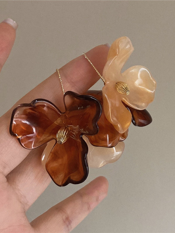 xakxx Flower Shape Eardrop Earrings Accessories