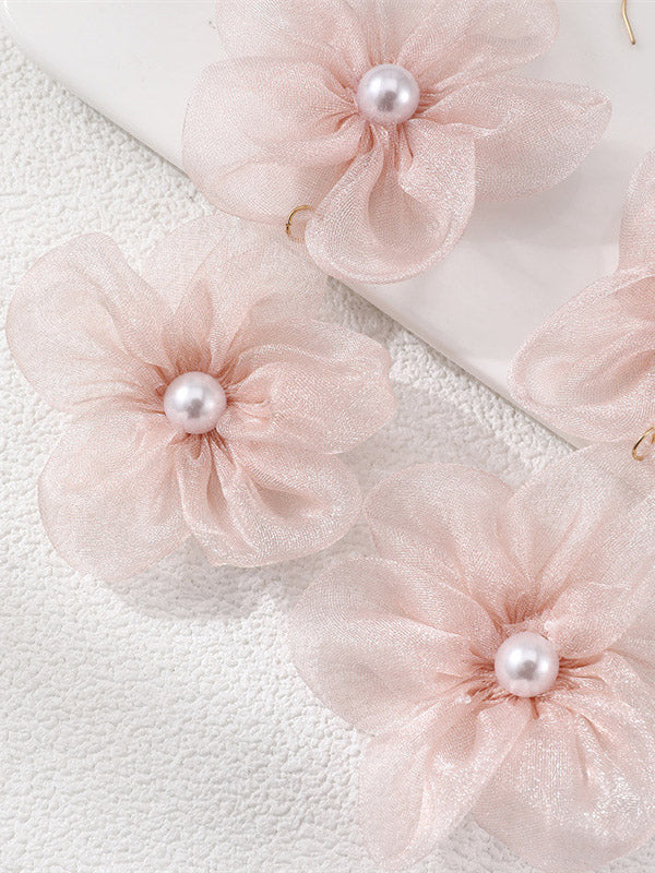 xakxx Three-Dimensional Flower Drop Earrings