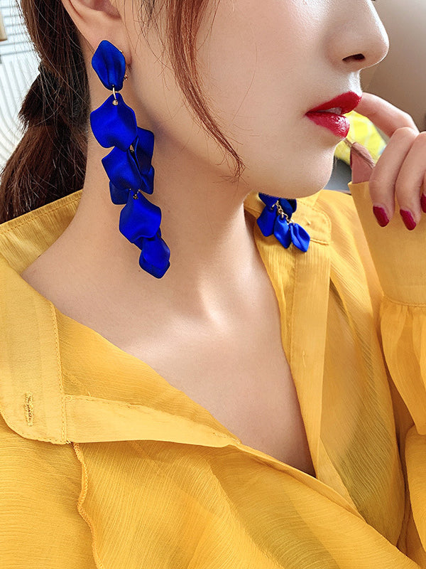 xakxx Stylish Tasseled Acrylic Earrings Accessories