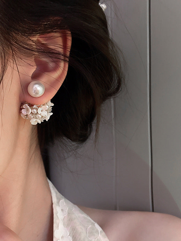 xakxx Original Zircon Beads Flower Earrings