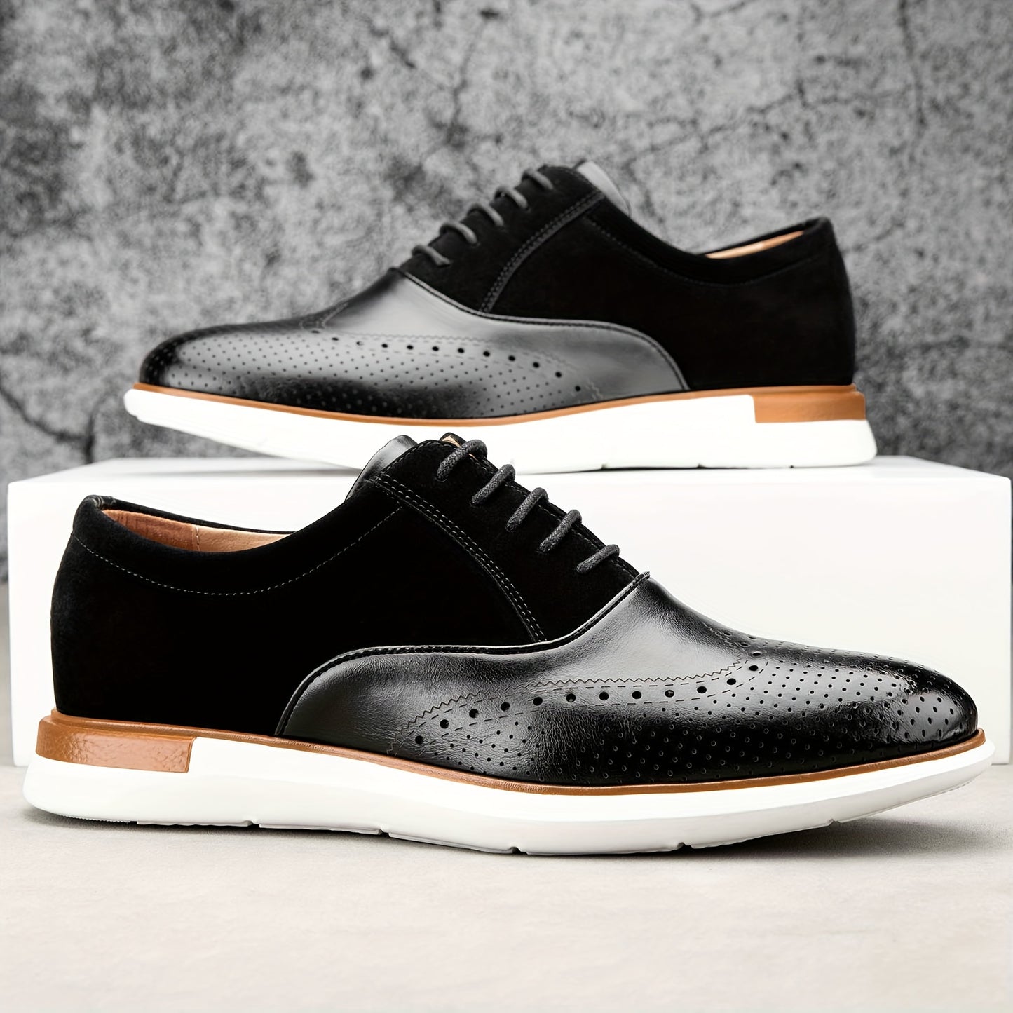 Men's oxfords Business Lace Up Shoes Soft Comfortable Shoes