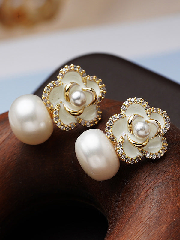 xakxx Flower Shape Earrings Accessories