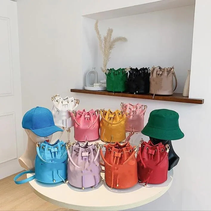 Bucket Bag Handbag Designer Letter Crossbody Bags Purse Luxury Women Simple Letter Commuter Shoulder Bags Leather Totes With Strap Messenger Bags Gifts BC271