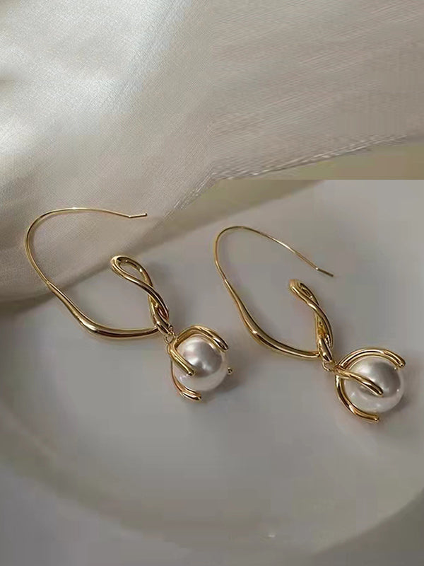 xakxx Original Vintage Irregular Beads Earrings