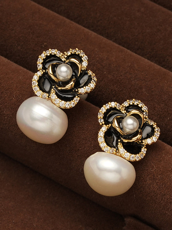 xakxx Flower Shape Earrings Accessories