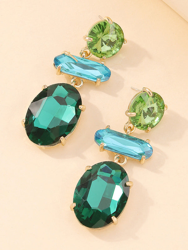 xakxx Original Statement Contrast Color Earrings