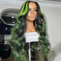 Brazilian Burgundy Red Colored Deep Wave Lace Frontal Wig HD Transparent lace front Wig Human Hair For Women Synthetic Lace Closure Wig