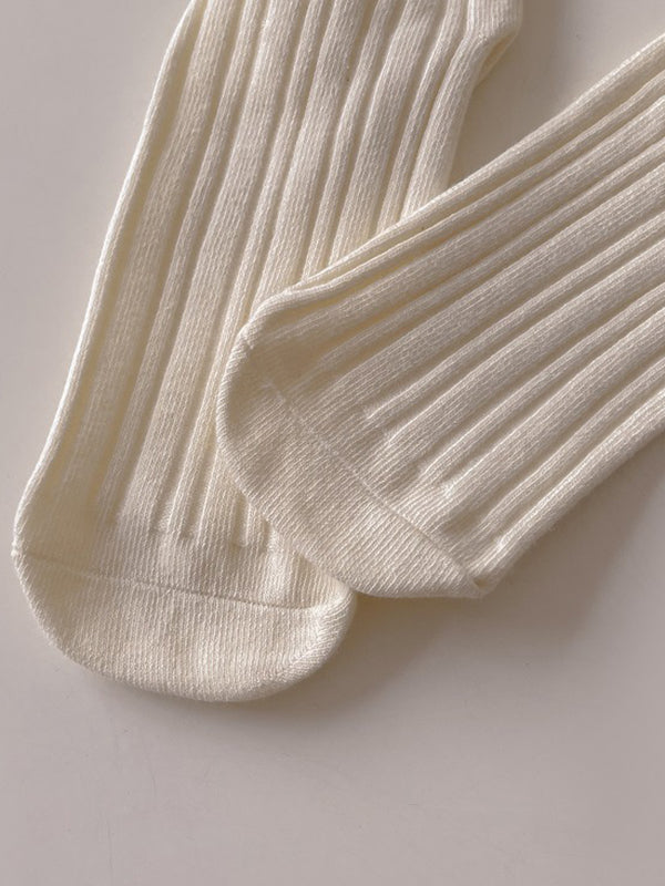 xakxx Pleated Wood Ear Lace Socks
