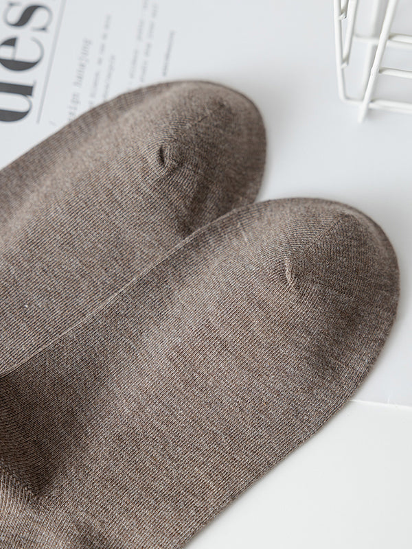 xakxx Casual Contrast Color Socks Accessories