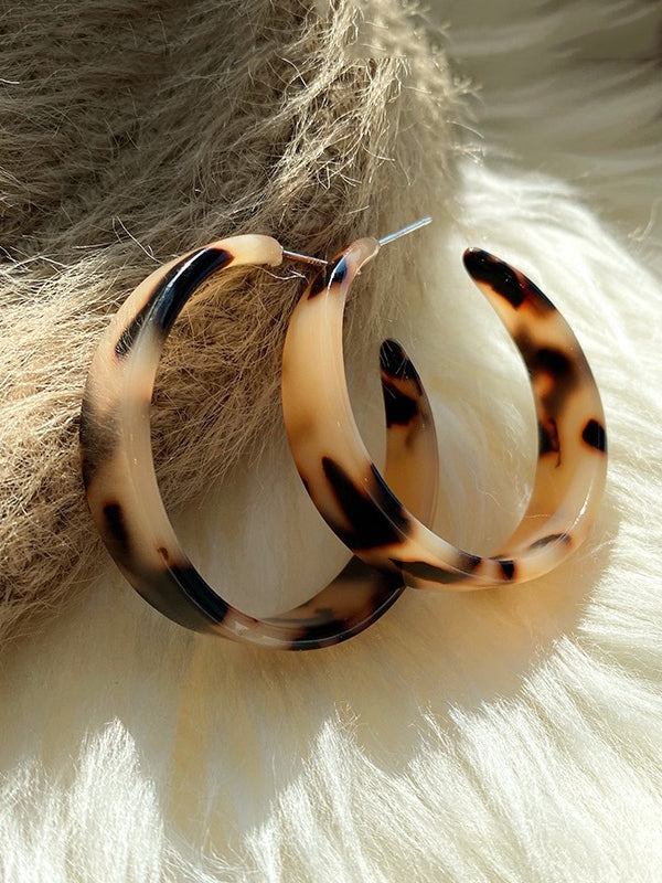 xakxx Original Leopard Geometric Earrings
