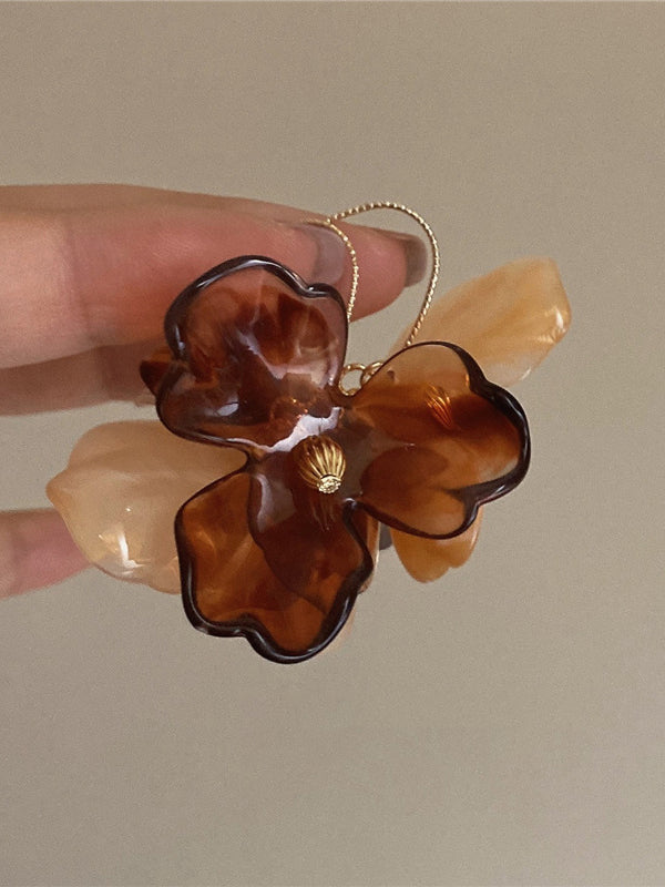 xakxx Flower Shape Eardrop Earrings Accessories