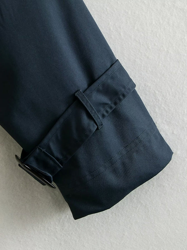 xakxx Long Sleeves Loose Split-Joint Lapel Jackets
