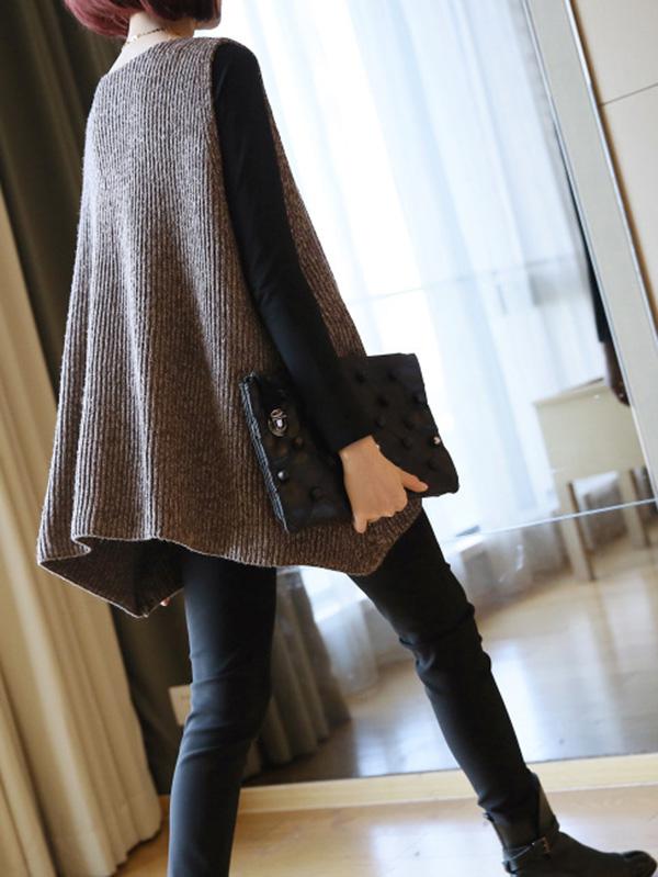 xakxx Casual V-Neck Knitting Vest