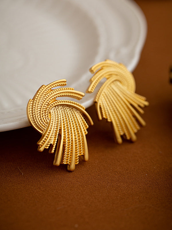 xakxx Irregularity Geometric Earrings Accessories