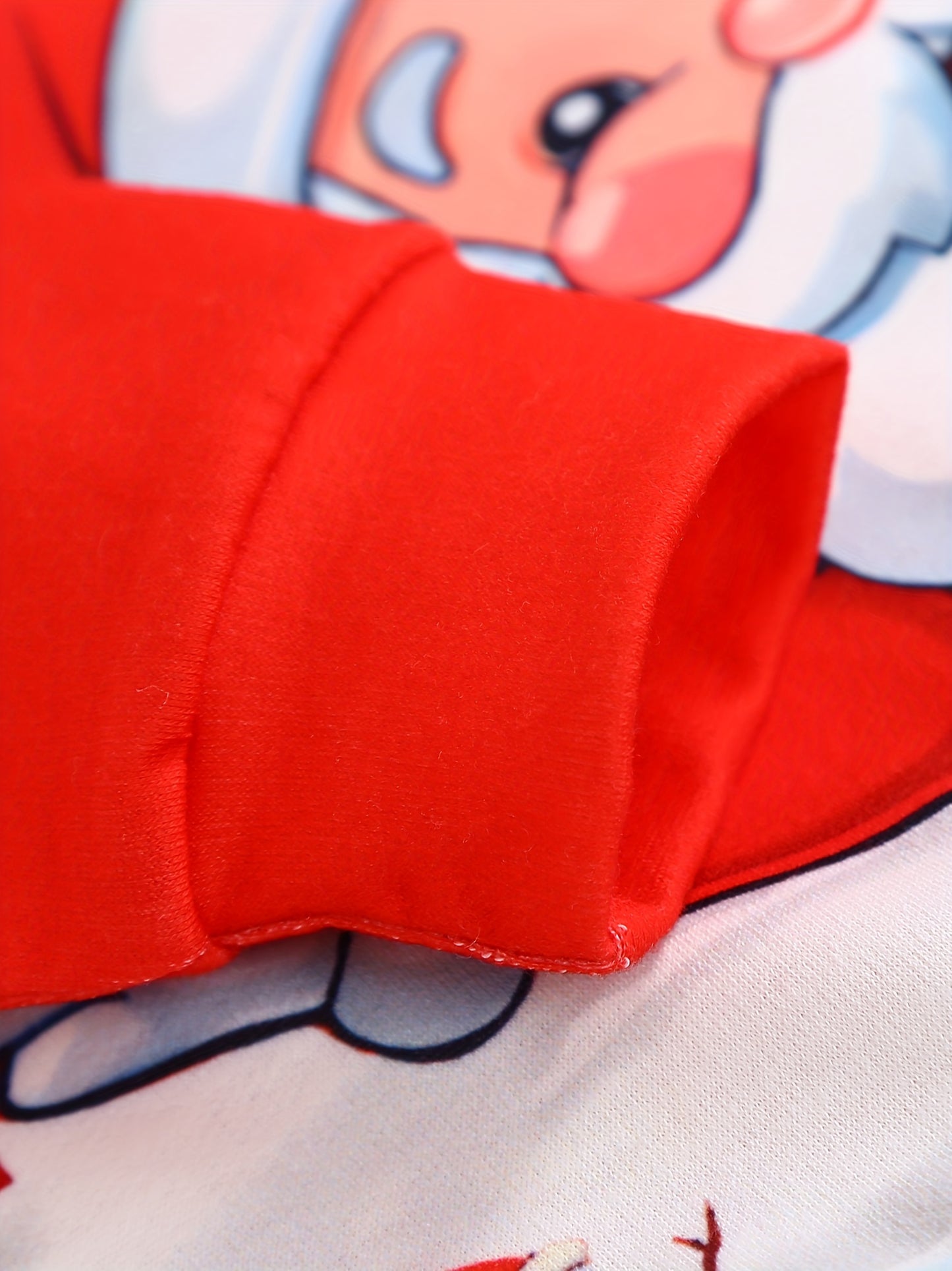 Christmas Baby Boys 2pcs Cute Round Neck Sweatshirt Pants New Casual Set With Carton Santa Claus Print Outdoor Clothes
