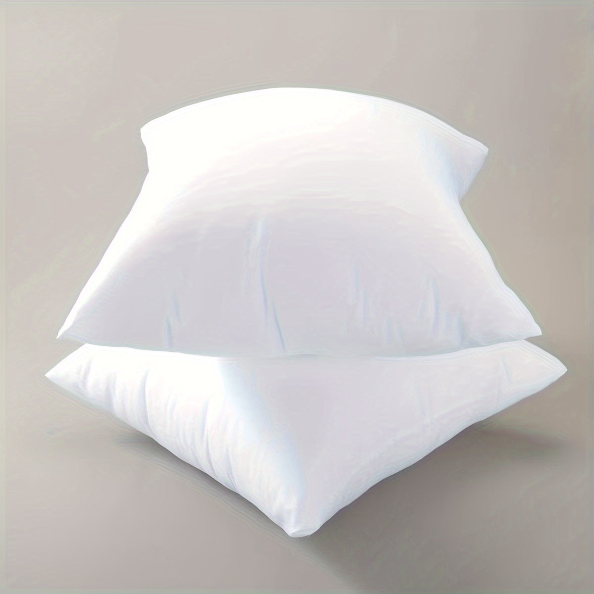 2pcs Pillow Inserts, Square Pillow Cushion Insert Soft Fluffy Cushion Pillow Core White Pillow Inserts Christmas Decor Halloween Decor Bed Sofa Home Decor