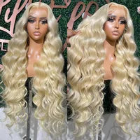 Brazilian Burgundy Red Colored Deep Wave Lace Frontal Wig HD Transparent lace front Wig Human Hair For Women Synthetic Lace Closure Wig