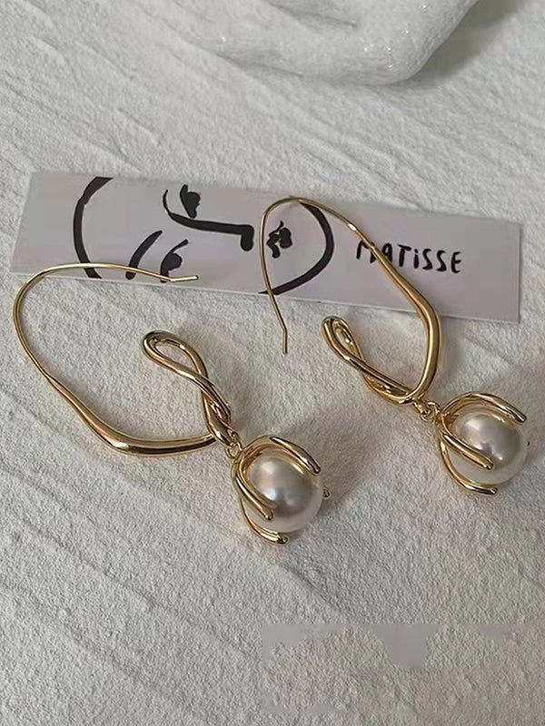 xakxx Original Vintage Irregular Beads Earrings
