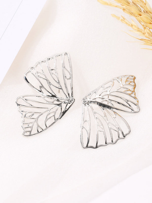 xakxx Butterfly Shape Hollow Earrings Accessories