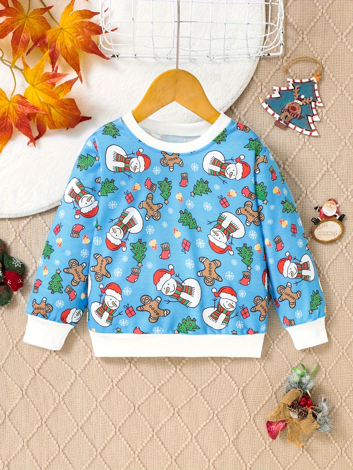 Adorable Cartoon Print Long Sleeve Pullover Sweatshirt for Toddler Girls - Soft, Cozy, and Casual Everyday Wear for Fall and Spring Seasons - Perfect for Little Princesses
